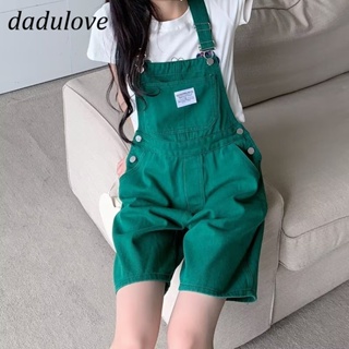 DaDulove💕 New Korean Version of INS Thin Denim Overalls Niche Loose Wide-leg Pants Large Size Casual Pants