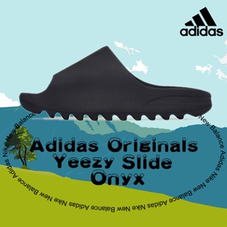 ของแท้ 100% Adidas Originals Yeezy Slide Onyx ป้องกันการลื่นไถล รองเท้าแตะ รองเท้าแตะกีฬา