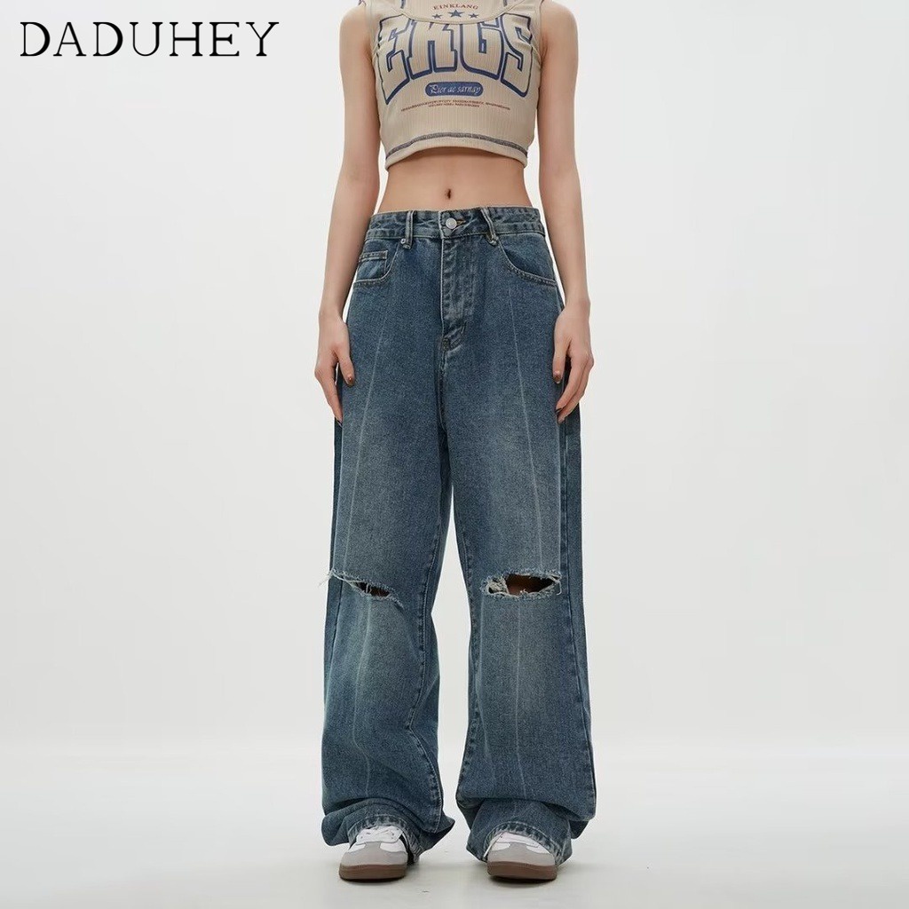 daduhey-new-american-style-retro-ins-high-street-ripped-jeans-niche-high-waist-wide-leg-plus-size-pants