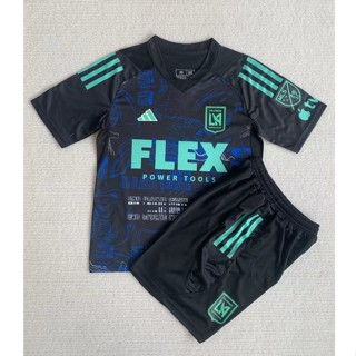 【จัดส่งด่วน】Los Angeles FC เสื้อกีฬาแขนสั้น ลายทีมชาติฟุตบอล สําหรับเด็ก และผู้ใหญ่