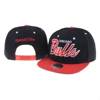 Chicago Bulls Mitchell &amp; Ness สแน็ปแบ็ก สไตล์เรโทร