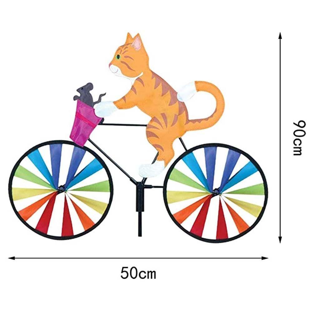 ahmed-กังหันลมจักรยาน-สามมิติ-เสถียร-ทนทาน-กันสนิม-สําหรับสัตว์เลี้ยง-สุนัข-แมว