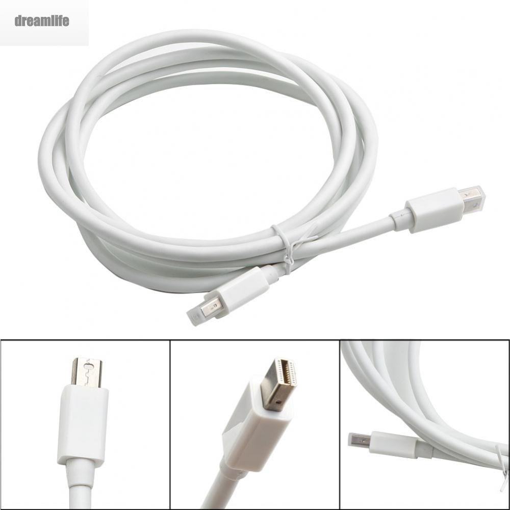 dreamlife-new-mini-dp-to-mini-dp-male-to-male-white-notebook-computer-1-8m-adapter-wire