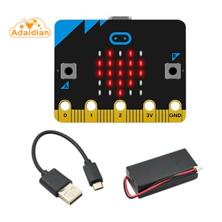 Micro:bit V1.5 บอร์ดไมโคร:Bit Smart Car Kit/Qtruck/Python Education BBC Microbit หุ่นยนต์ตั้งโปรแกรมได้ สําหรับ DIY