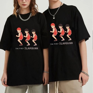 tshirt เสื้อยืด พิมพ์ลายอนิเมะ The First Slam Dunk อินเทรนด์ สําหรับผู้ชาย และผู้หญิง(S-5XL)