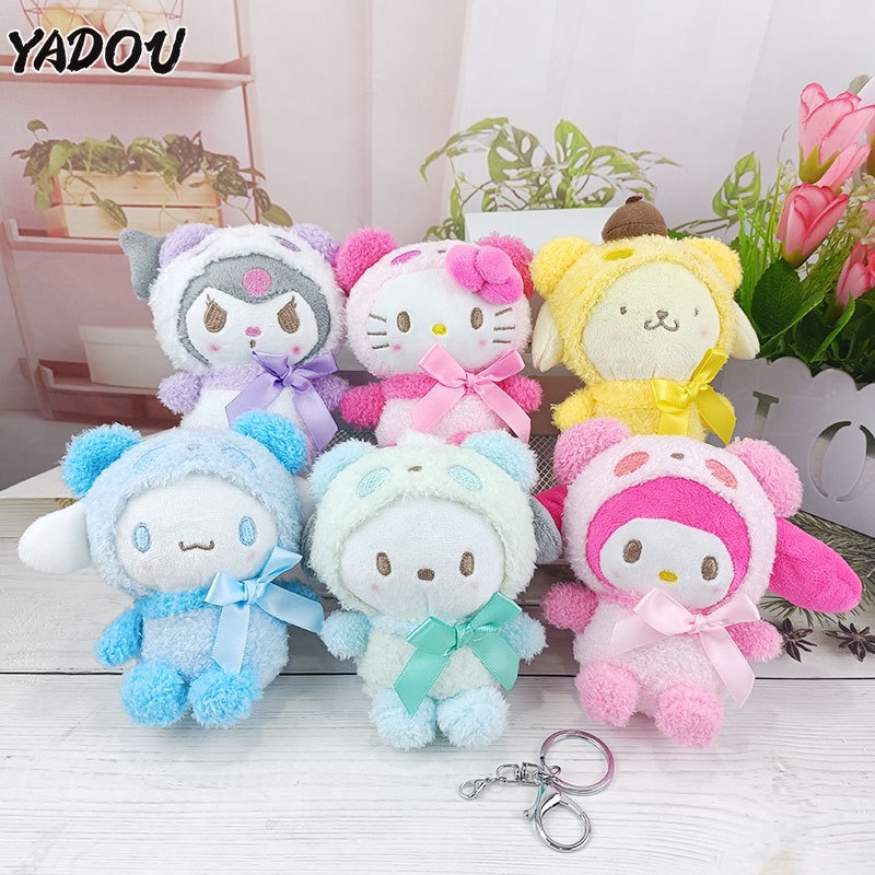 yadou-จี้ตุ๊กตา-sanrio-คุโลมิ-จี้ห้อยกระเป๋า-พวงกุญแจ-เครื่องทำตุ๊กตา-ของขวัญตุ๊กตา