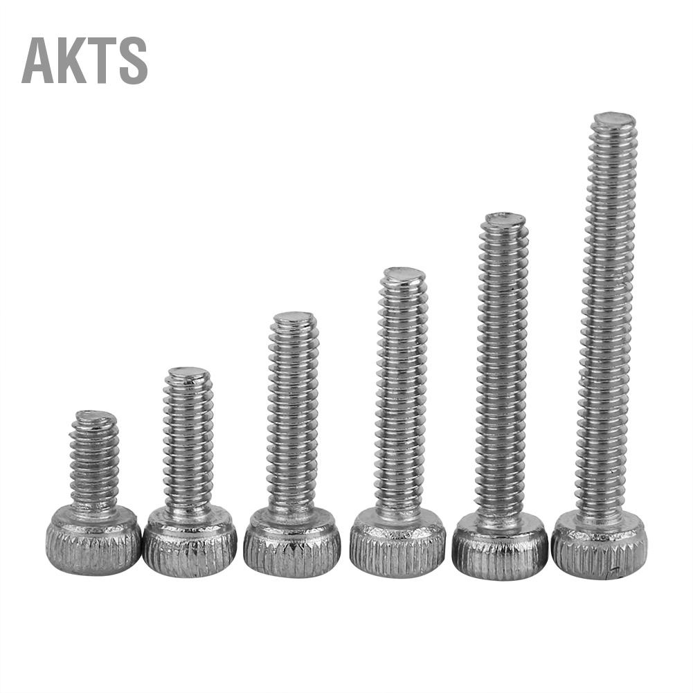 akts-180pcs-m2-black-hex-socket-cap-head-screw-bolt-set-304-stainless-steel-4-16mm