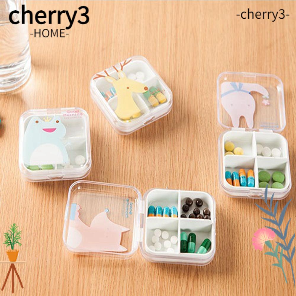 cherry3-กล่องยาเปล่า-พลาสติก-ขนาดเล็ก-น่ารัก-แยกยา