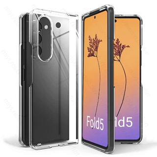 เคสโทรศัพท์มือถือ พลาสติกแข็ง ใส บาง กันรอย กันกระแทก สําหรับ Samsung Galaxy Z Fold 5 5G Zfold5 Fold 5 5G
