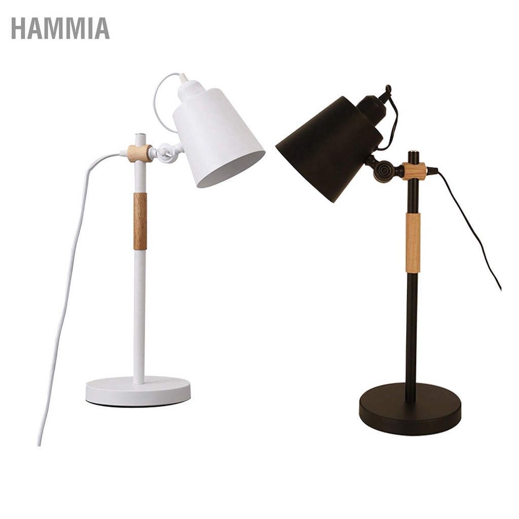 hammia-โคมไฟตั้งโต๊ะ-led-ถนอมสายตา-โคมไฟอ่านหนังสือ-โต๊ะทำงาน-ไฟอ่านหนังสือ-ปรับมุมได้-ปลั๊ก-cn-ประหยัดพลังงาน