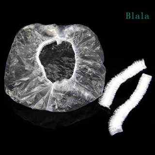 Blala หมวกอาบน้ํา แบบยืดหยุ่น ใช้แล้วทิ้ง 100 ชิ้น