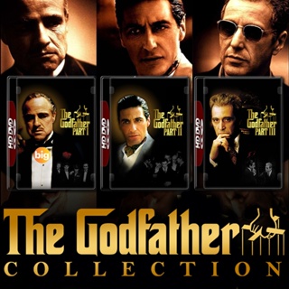 แผ่น DVD หนังใหม่ The Godfather เดอะ ก็อดฟาเธอร์ ภาค 1-3 DVD หนัง มาสเตอร์ เสียงไทย (เสียง ไทย/อังกฤษ | ซับ ไทย/อังกฤษ)