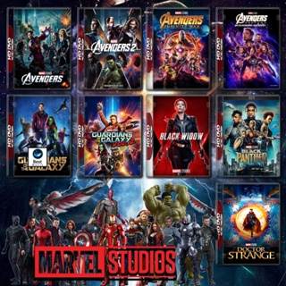 แผ่นดีวีดี หนังใหม่ รวมหนัง Marvel Set 3 The Avengers ภาค 1-4 + Guardians of the Galaxy ภาค 1-3 + Black Panther ภาค 1+2