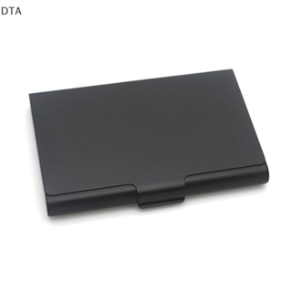 Dta กระเป๋าใส่นามบัตร โลหะผสมอลูมิเนียม สไตล์สร้างสรรค์ สําหรับผู้ชาย
