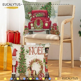 Eutus ปลอกหมอน ลายคริสต์มาส แฟชั่น สําหรับตกแต่งบ้าน ปาร์ตี้คริสต์มาส