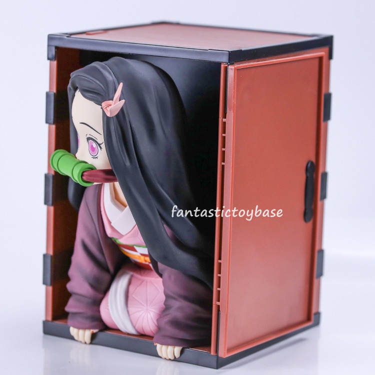 โมเดลฟิกเกอร์-pvc-รูปปั้นอนิเมะดาบพิฆาตอสูร-kimetsu-no-yaiba-kamado-nezuko-ของเล่นสะสม-สําหรับเด็ก