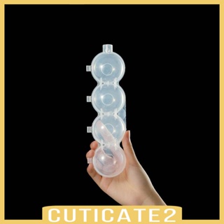 [Cuticate2] ถาดทําน้ําแข็ง 4 หลุม ใช้ซ้ําได้ สําหรับพุดดิ้ง พุดดิ้ง น้ําผลไม้