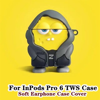 【ส่วนลด】เคสหูฟัง แบบนิ่ม ลายการ์ตูนฉลาม สําหรับ InPods Pro 6 TWS Pro6