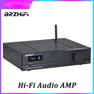 Brzhifi เครื่องขยายเสียง 300W*2 TPA3255 HiFi QCC3034 บลูทูธ 5.0 JRC5532DD ออปแอมป์ 2.0 USB DAC