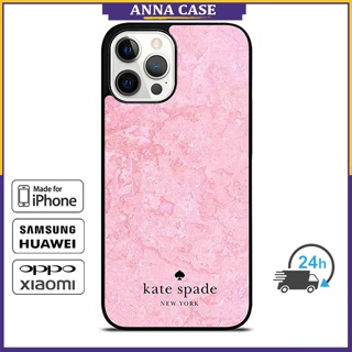 เคสโทรศัพท์มือถือ ลาย KateSpade Pink Dazzle สําหรับ iPhone 14 Pro Max 13 Pro Max Samsung Galaxy Note10+ S21Ultra