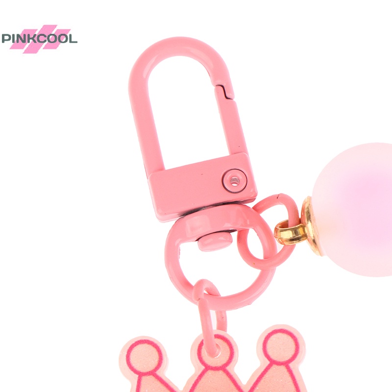 pinkcool-ใหม่-พวงกุญแจ-จี้มงกุฎดอกไม้น่ารัก-สีแคนดี้-แฟนตาซี-สําหรับผู้หญิง-ขายดี