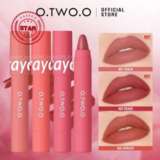 O.two.o ลิปสติก เนื้อแมตต์กํามะหยี่ ติดทนนาน 6 สี B4F4