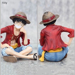 ตุ๊กตาฟิกเกอร์ PVC อนิเมะวันพีช IU Sitg Luffy Wano Country Luffy น่ารัก ของขวัญ ของเล่นสําหรับเด็ก