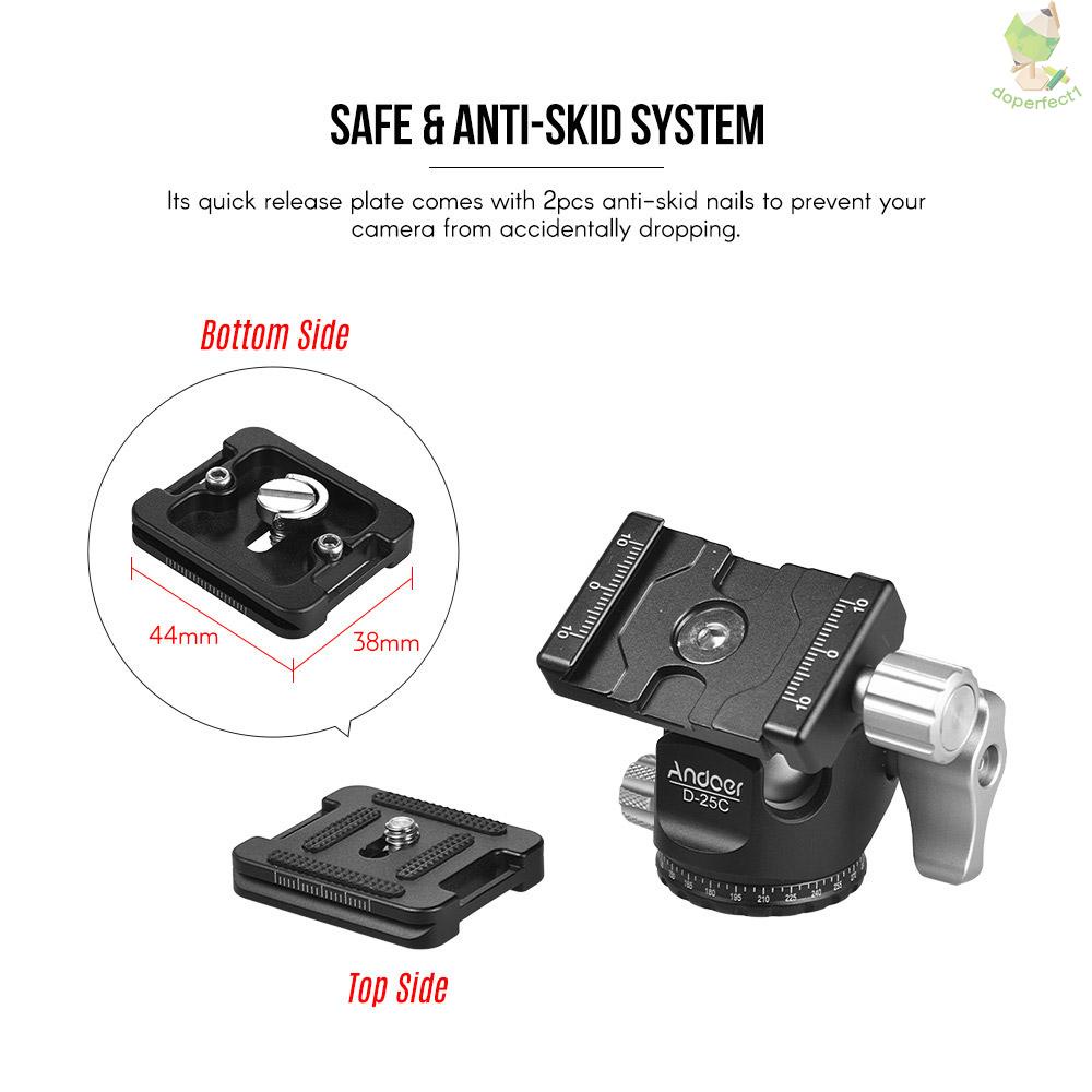 andoer-d-25c-cnc-หัวบอลอลูมิเนียมอัลลอยด์-หัวบอลคู่-ขนาดเล็ก-ศูนย์ถ่วงต่ํา-came-8-9