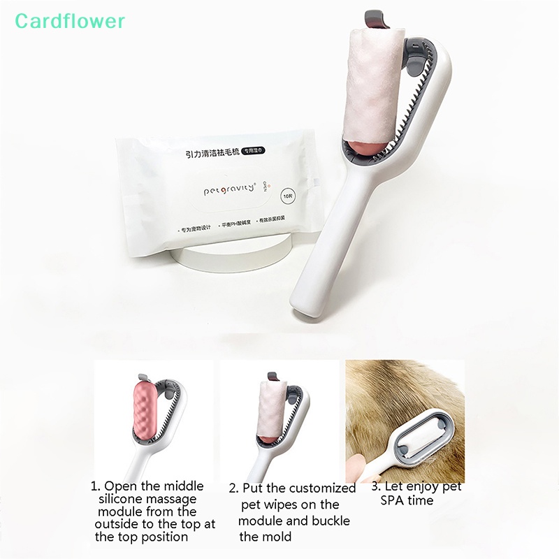 lt-cardflower-gt-แปรงหวีขนสัตว์เลี้ยง-สุนัข-แมว-แบบซิลิโคน-ลดราคา