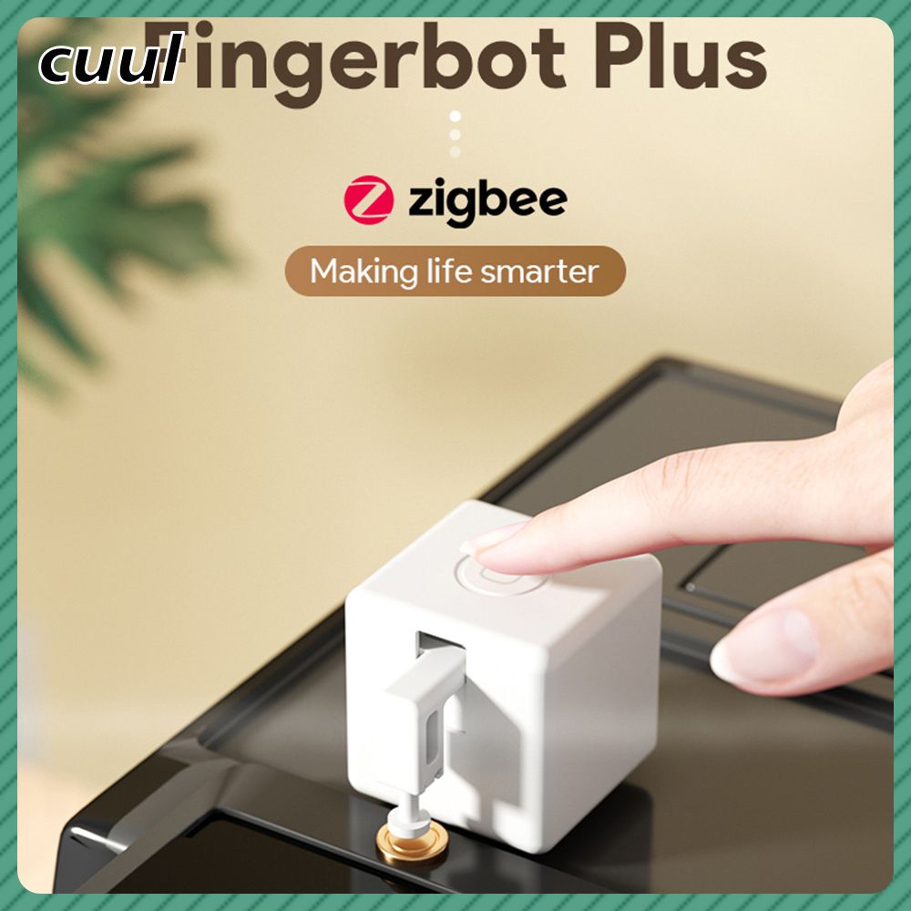 ใหม่-zigbee-fingerbot-plus-tuya-smart-หมดเวลาเริ่มต้นสมาร์ทสวิทช์-app-เสียงการควบคุมระยะไกลทางกายภาพปุ่ม-pusher-cod