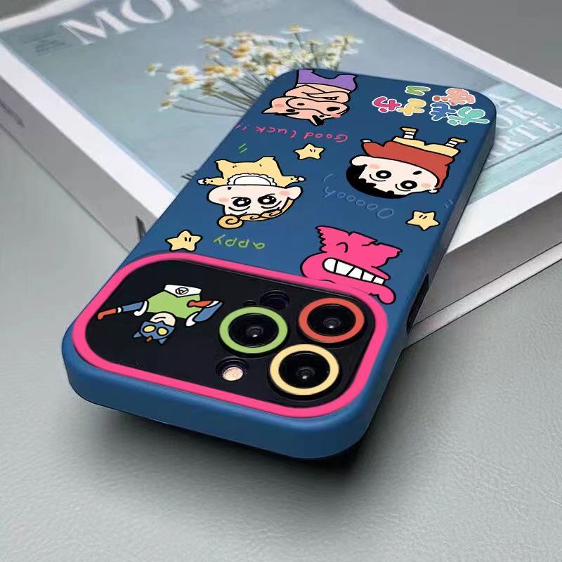 เคสโทรศัพท์มือถือ-แบบนิ่ม-ลายการ์ตูนชินจัง-สําหรับ-apple-iphone-14-13pro-xsmax-12-7plus-ecji