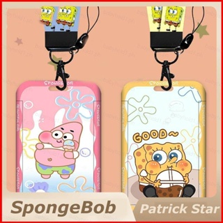 พวงกุญแจเชือก จี้การ์ตูน SpongeBob SquarePants Patrick Star น่ารัก สําหรับห้อยตกแต่ง