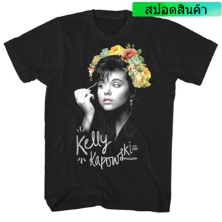 [S-5XL] เสื้อยืด พิมพ์ลายมงกุฎดอกไม้ Kelly Kapowski สําหรับผู้ชาย