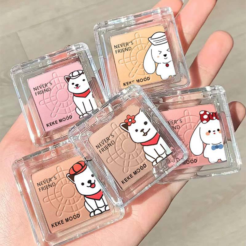 พร้อมส่ง-บลัชออน-ที่ทาแก้ม-ไฮไลท์-ที่ปัดแก้ม-สีโทนธรรมชาติ-บลัชเกาหลี