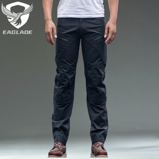 Eaglade กางเกงคาร์โก้ยุทธวิธี ผู้ชาย KBZ01 สีดํา ยืดหยุ่น กันน้ํา