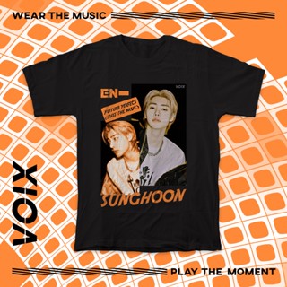 【hot tshirts】เสื้อยืด พิมพ์ลาย Kpop ENHYPEN Future Perfect (Pass The Mic) Jungwon Heeseung Jay Jake Sunghoon Sunoo Ni-Ki