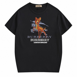 [Official]Ready Stock Burberry Latest model Cotton Short Sleeve T-Shirt Tops