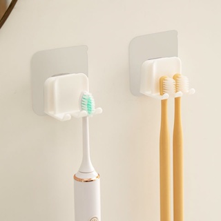 ใหม่ ที่วางแปรงสีฟัน ยาสีฟัน แบบถ้วยดูดติดผนัง เรียบง่าย สําหรับห้องน้ํา