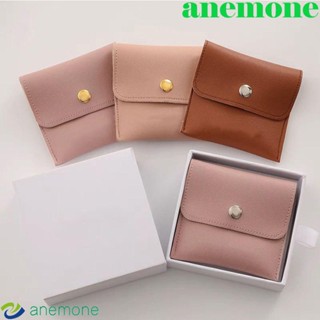 Anemone กระเป๋าใส่เหรียญ หนัง PU ขนาดเล็ก สไตล์เกาหลี