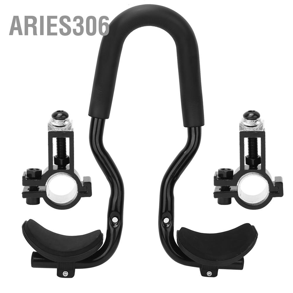 aries306-ที่จับจักรยานอลูมิเนียมอัลลอยด์-mountain-bike-rest-handle-bar-arm-support