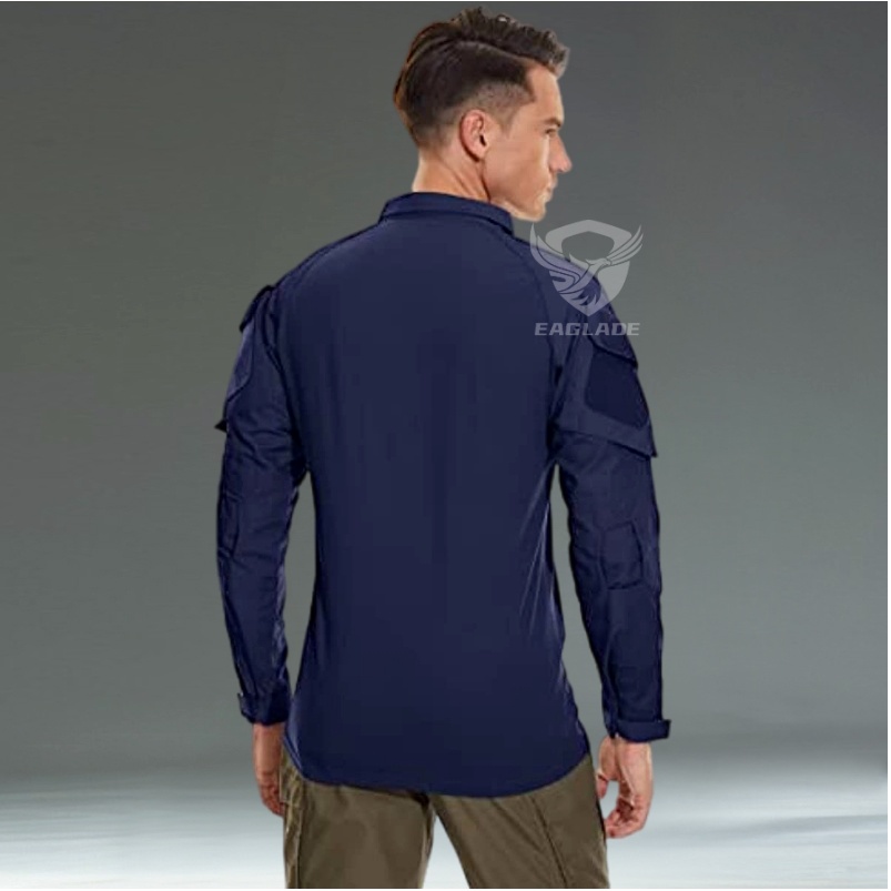 eaglade-เสื้อเชิ้ตยาว-ลายกบยุทธวิธี-ydjx-g2-lt-สีฟ้า-ยืดหยุ่นได้