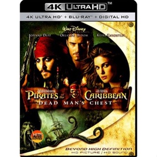 4K UHD 4K - Pirates of the Caribbean Dead Man s Chest (2006) สงครามปีศาจโจรสลัดสยองโลก 2 - แผ่นหนัง 4K UHD (เสียง Eng 7.