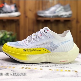 Zoomx Vaporfly Next% 2 รองเท้าผ้าใบลําลอง น้ําหนักเบา ระบายอากาศ เหมาะกับการวิ่งมาราธอน สําหรับผู้ชาย ผู้หญิง DM9056-100 F2R5