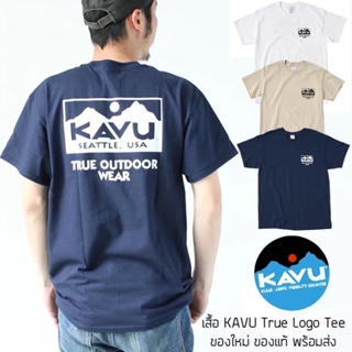 เสื้อ KAVU True Logo Tee ของแท้ ของใหม่ พร้อมส่ง เสื้อออกกำลังกาย เสื้อเดินป่า
