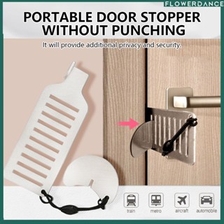 ล็อคประตูแบบพกพาโรงแรม Home Security ความเป็นส่วนตัวท่องเที่ยวมินิฮาร์ดแวร์ล็อคประตูสแตนเลสสลักประตูพาร์ทเมนท์ท่องเที่ยวหอพักป้องกันการโจรกรรมดอกไม้