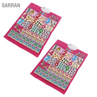  SARRAN 2 ชิ้นการเรียนรู้ผนังโปสเตอร์จีนภาษาอังกฤษอิเล็กทรอนิกส์โต้ตอบเสียงผนังตัวอักษรสำหรับเด็กเด็กวัยหัดเดิน