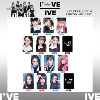 Aasleaty การ์ดโปสการ์ด IVE ขนาดเล็ก 6 ชิ้น ต่อชุด