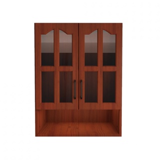 Big-hot-CLOSE ตู้แขวนหน้ากระจกพร้อมชั้นวางของ 80 ซม. 32×80×80 ซม. MADERA-G80 สีสักแดง สินค้าขายดี