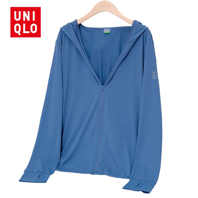 uni-qlo-upf50-เสื้อแจ็กเก็ตลําลอง-กันแดด-ระบายอากาศ-แห้งเร็ว-สําหรับผู้ชาย