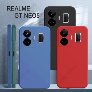 เคสโทรศัพท์มือถือ ซิลิโคนนิ่ม ป้องกันเลนส์กล้อง แฟชั่น สําหรับ Realme GT 5 SE 5SE Neo5 5G